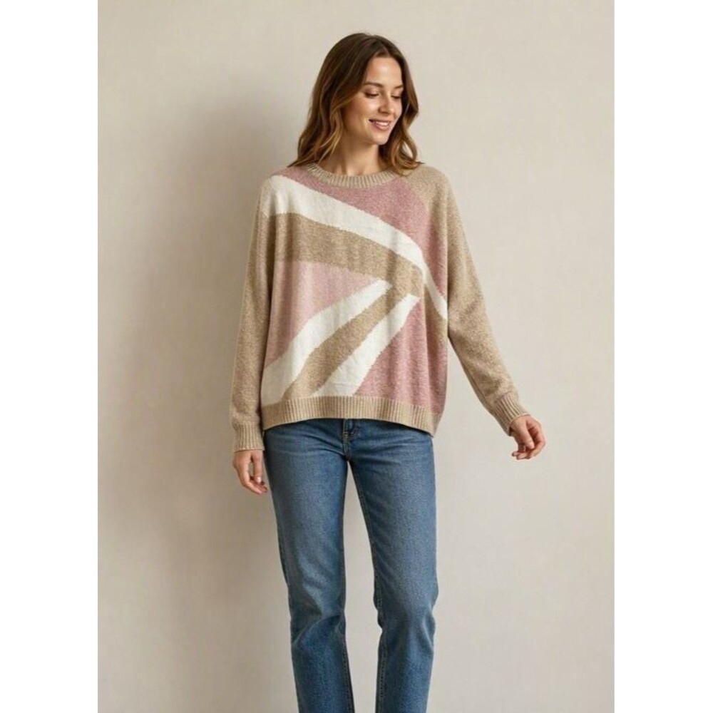 Alfred Dunner Embellished Cotton Blend Sweater - 3X (24W-26W) READ